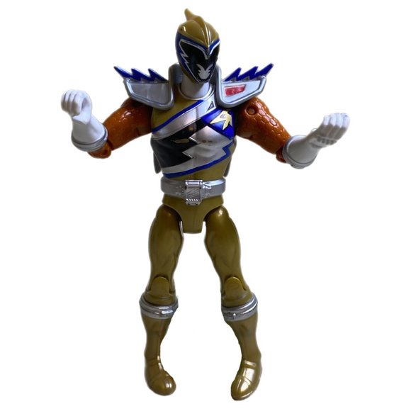 Power Ranger Gold Ranger Figure and Motorcycle - Picture 10 of 12